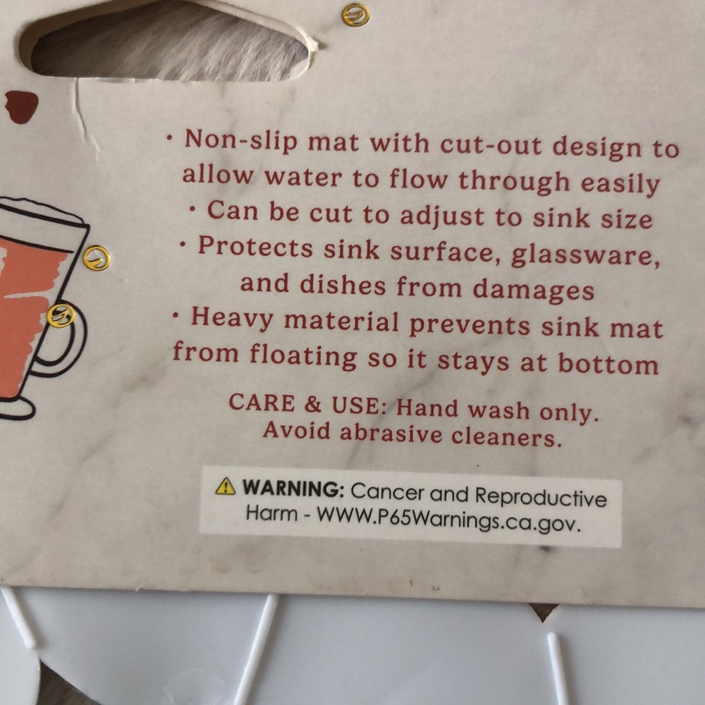 Coffee-Themed Kitchen Sink Mat - Picture 8 of 10